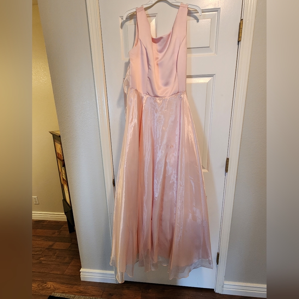 Soft pink formal dress